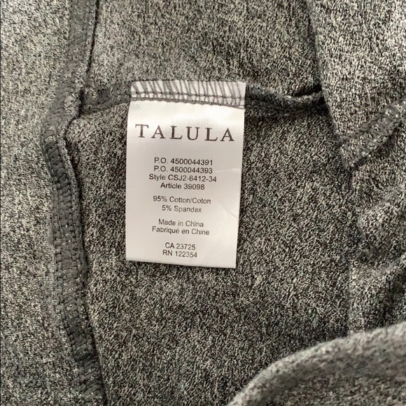 TAULA High-Waisted Grey Leggings - Picture 3 of 3